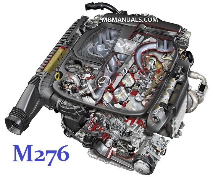 Mercedes Benz M276 Engine Cutaway