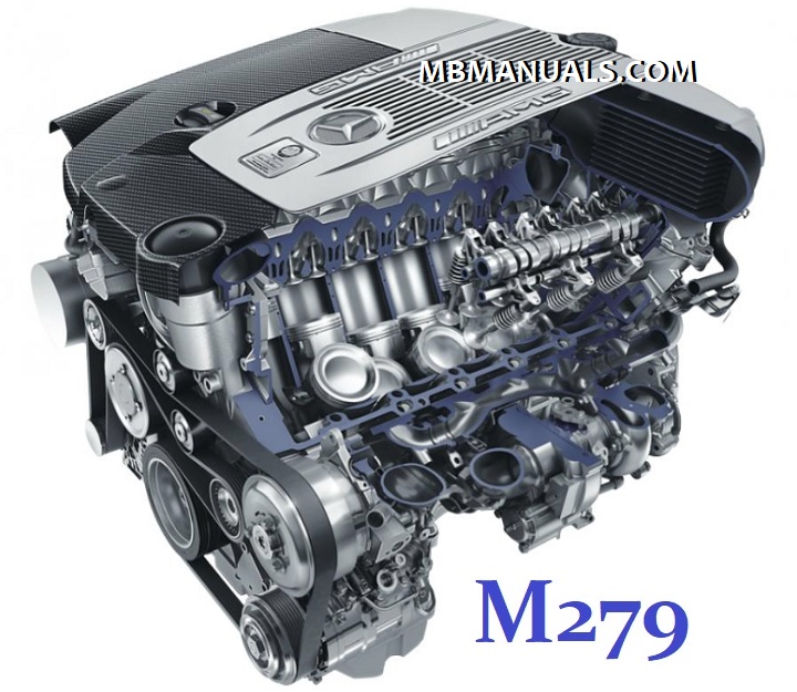 Mercedes M279 Engine Cutaway