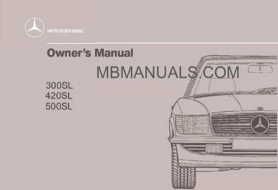 Download Mercedes 107 Shop Manual