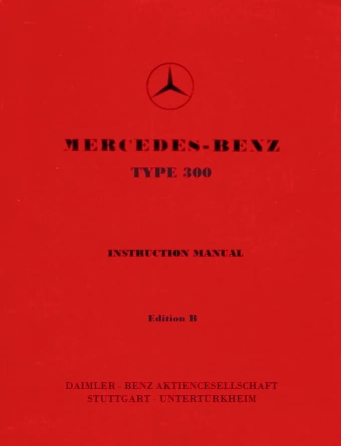 Mercedes W187 220 Owners Manual pdf