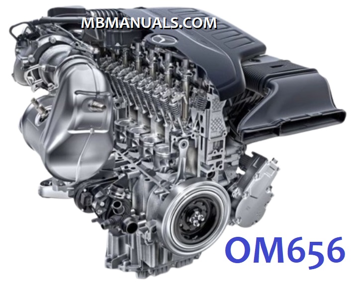 Mercedes OM656 Engine Cutaway