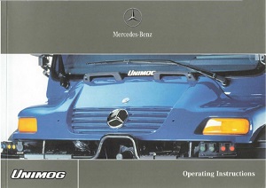 Unimog 405 2001 Owners Manual