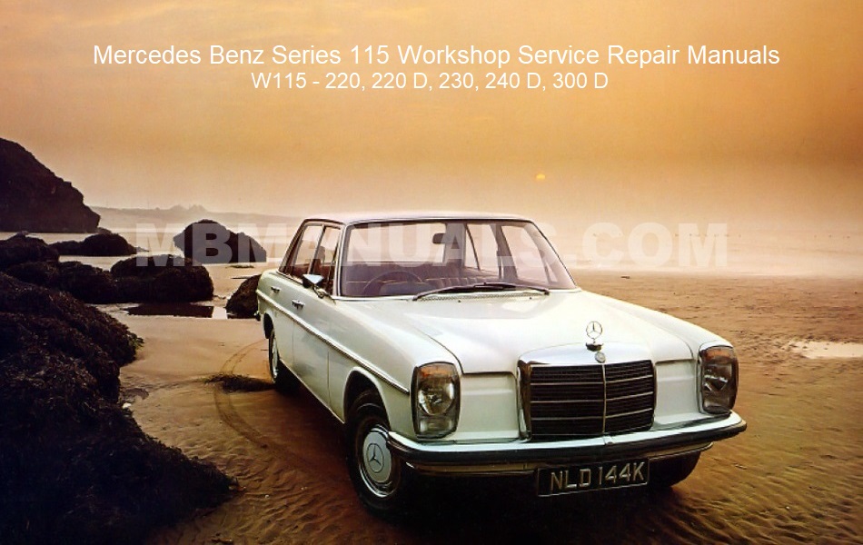 Betriebsanleitung Mercedes Benz W115 200 D Serie von 1973 220 D Diesel /8 1 