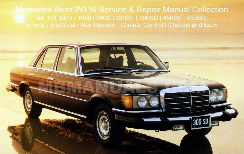 Mercedes Parts Manual 450SE 450SEL W116 Catalog A