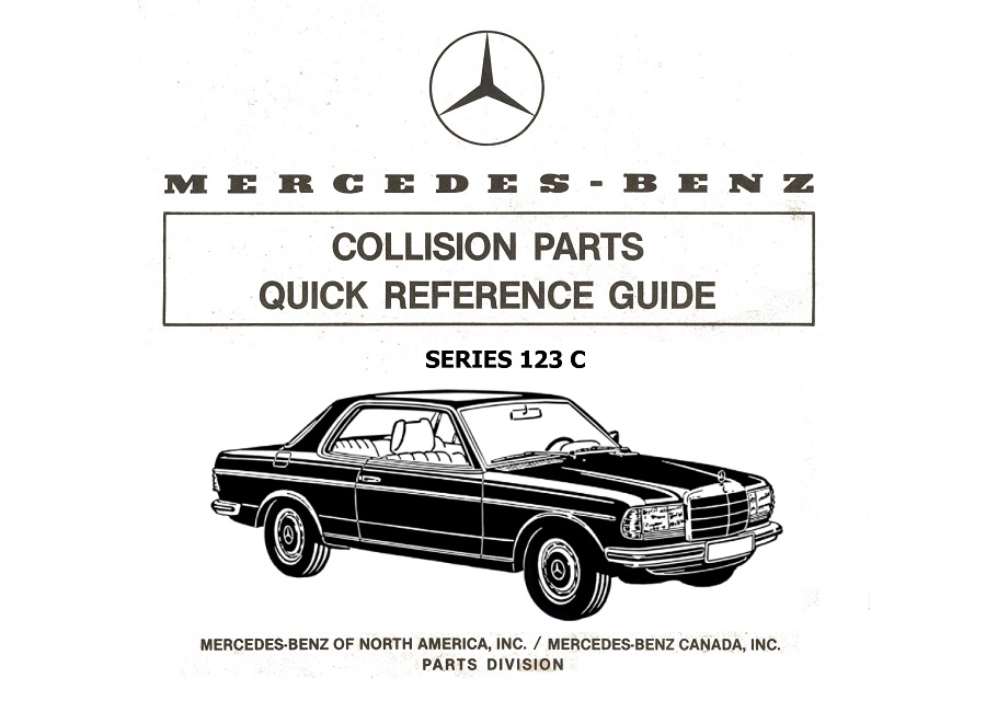 Mercedes W123 W126 R107 C107 Gasoline engine service booklet