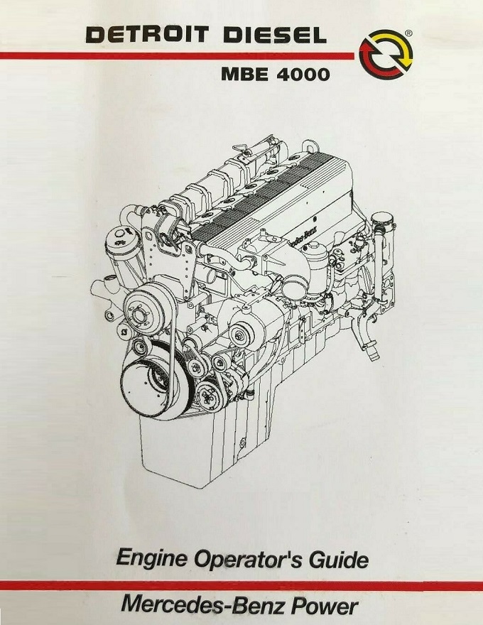 Detroit Diesel  MBE 4000 MBE4000  EPA07  Service Manual Technical Guide CD 
