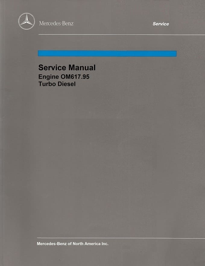 1986 1989 1990 1991 Mercedes Benz Engine Shop Service Repair Manual Book OEM 