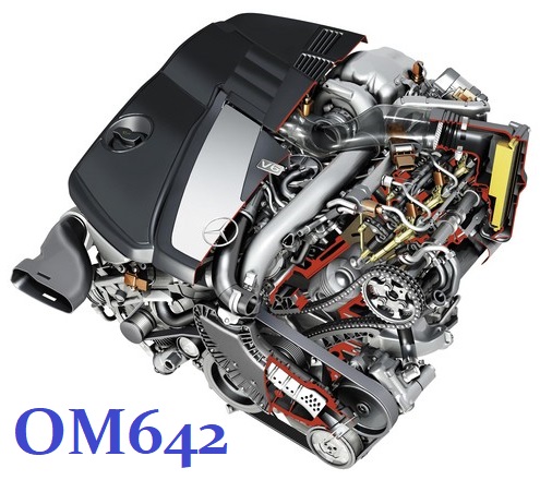 Mercedes Benz C-Class (W204) 2007 - 2014 Training Manual - OM642 Features -  Engine