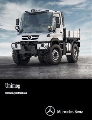 Unimog 405 2016 Owners Manual